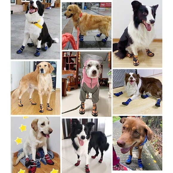 ⭐HOST PICK⭐Payanwin Dog Boots-Waterproof/Non-Slip/Lined Winter Dog Shoes, Size S - Picture 3 of 7